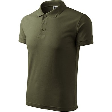 MALFINI Polohemd Herren Pique Polo, M, military