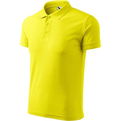 MALFINI Polohemd Herren Pique Polo, M, zitronengelb