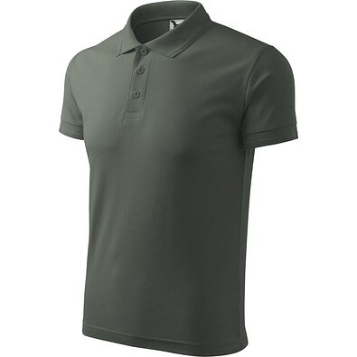 Polohemd Herren Pique Polo, XL, dunkler schiefer