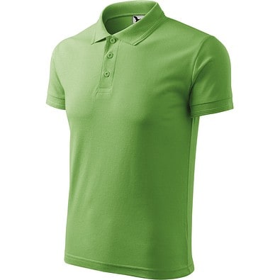 Polohemd Herren Pique Polo, XL, erbsengrün