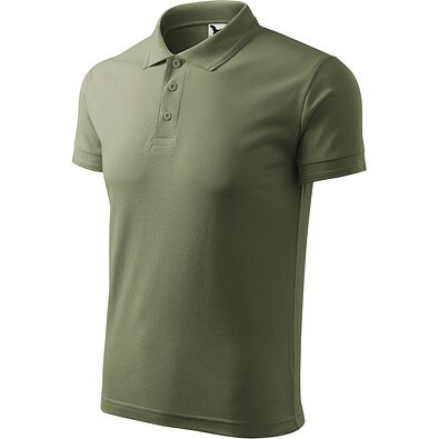 Polohemd Herren Pique Polo, XL, khaki