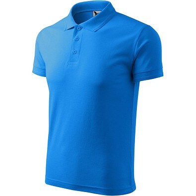 Polohemd Herren Pique Polo, XL, snorkel blau