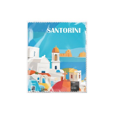 POLYCLEAN Brillenputztuch 30x20 cm im Polybeutel, weiss / individuell