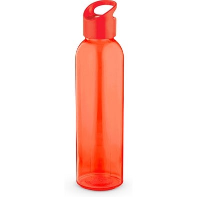 PORTIS GLASS. Glasflasche mit PP-Verschluss 500 ml, Rot