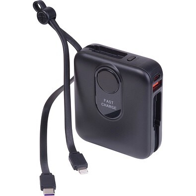 Powerbank 10.000 mAh Calais,schwarz