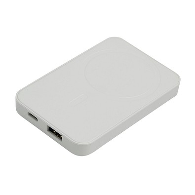 Powerbank MAGNET 5.000 mAh,weiß