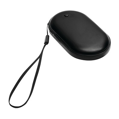 Powerbank und Taschen- / Handwärmer HEAT POWER,schwarz