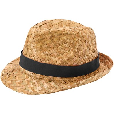 Pricus Strohhut, schwarz