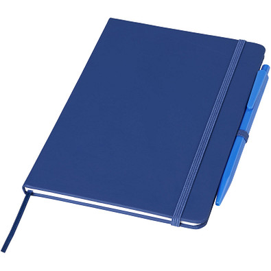 Prime mittelgroßes Notizbuch mit Stift, royalblau Prime mittelgroßes Notizbuch mit Stift, royalblau