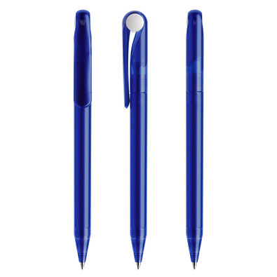prodir® Drehkugelschreiber DS1 TFF Twist, blaue Mine, klassikblau/weiß