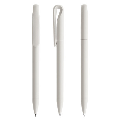 prodir® Drehkugelschreiber DS1 TMM Twist, blaue Mine, weiß