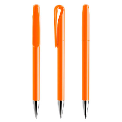 prodir® Drehkugelschreiber DS1 TPC Twist, blaue Mine, orange