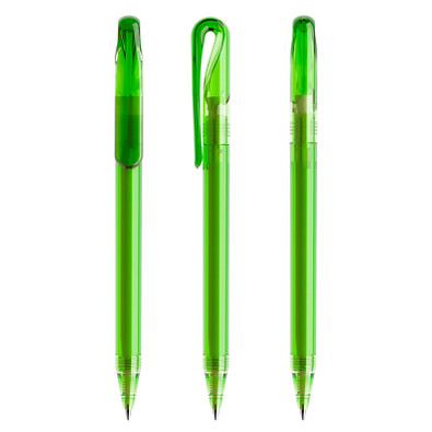 prodir® Drehkugelschreiber DS1 TTT Twist, blaue Mine, grün