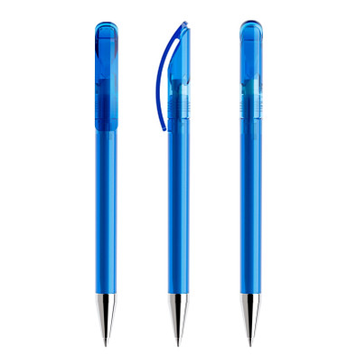 prodir® Drehkugelschreiber DS3 TTC Twist, blaue Mine, sky