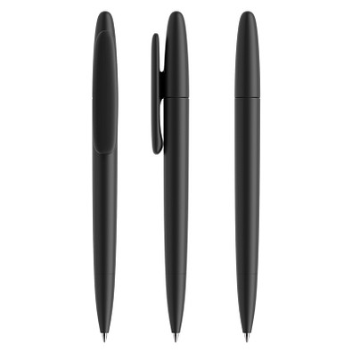 prodir® Drehkugelschreiber DS5 Soft Touch TRR Twist, blaue Mine, schwarz