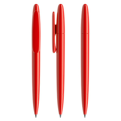 prodir® Drehkugelschreiber DS5 TPP Twist, blaue Mine, rot