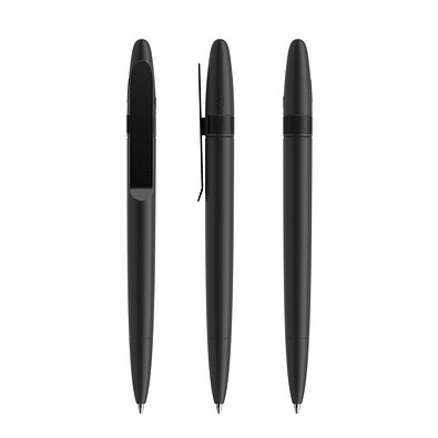 prodir DS5 TSM Twist Kugelschreiber, Black-Black satin finish