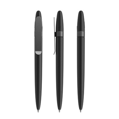 prodir DS5 TSM Twist Kugelschreiber, Black-Graphite satin finish