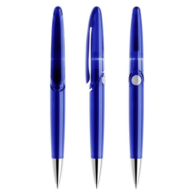 prodir® Druckkugelschreiber DS7 PTC Push, blaue Mine, klassikblau prodir® Druckkugelschreiber DS7 PTC Push, blaue Mine, klassikblau
