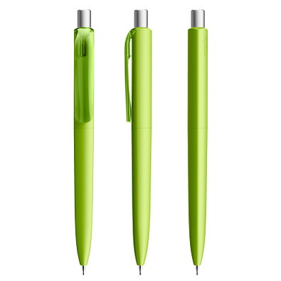 prodir® Druckbleistift DS8 Soft Touch MRR, hellgrün/silber satiniert prodir® Druckbleistift DS8 Soft Touch MRR, hellgrün/silber satiniert