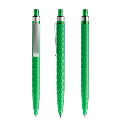 prodir® Druckkugelschreiber QS01 PMS Push, blaue Mine, hellgrün