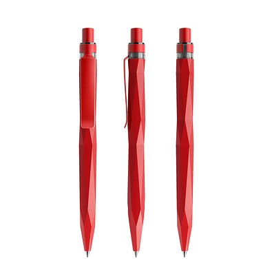 prodir QS20 Stone PQS Push Kugelschreiber, Red Jasper-Red Jasper satin finish