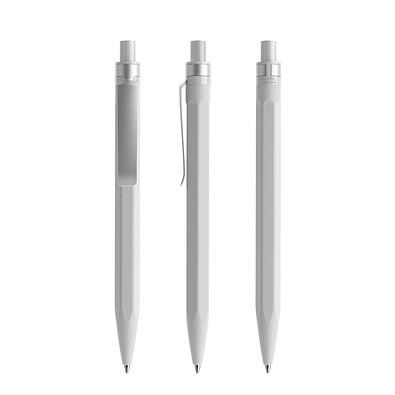 prodir QS50 Soft Touch PRS Push Kugelschreiber, Concrete Grey