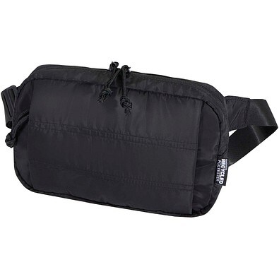 Puffer GRS recycelte Gürteltasche 1,5L, schwarz