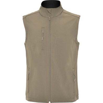 Softshell-Weste Quebec, M, Dark Sand