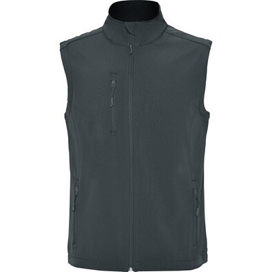 Softshell-Weste Quebec, XL, Dark Lead
