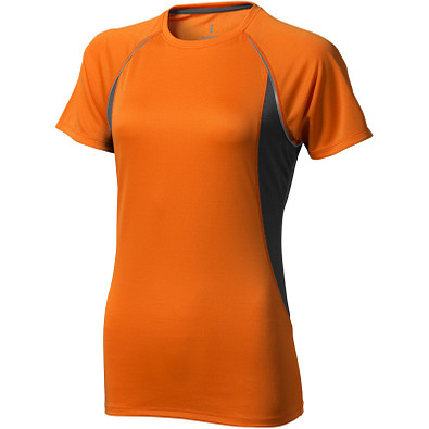 ELEVATE Damen T-Shirt Quebec cool fit, orange,anthrazit, M ELEVATE Damen T-Shirt Quebec cool fit, orange,anthrazit, M
