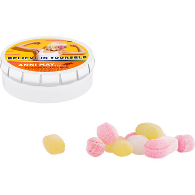 Quick Box XS, Micro Bonbons Fruchtmix, inkl. Druck
