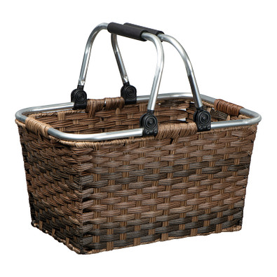 Rattan Einkaufskorb, braun