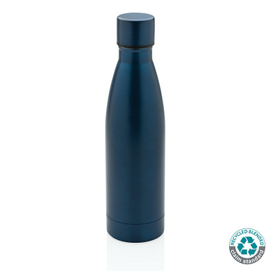 RCS recycelte Stainless Steel Solid Vakuum-Flasche, blau
