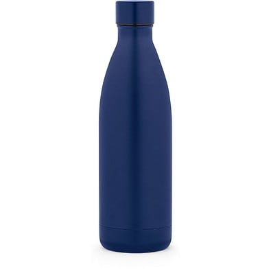 RE-BUFFON XL. Doppelwandige Trinfklasche aus Edelstahl (90% recycelt) 1L, Dunkelblau