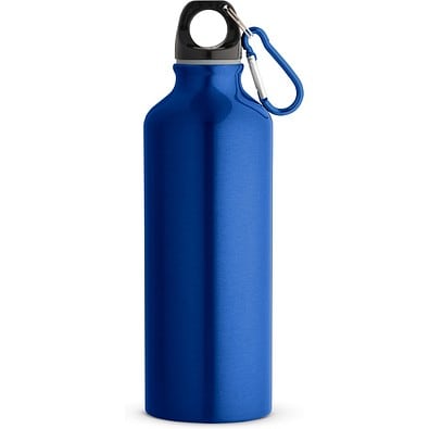 RE-LANDSCAPE M. Flasche aus recyceltem Aluminium (100% rAL) 530 mL mit Karabiner, Königsblau