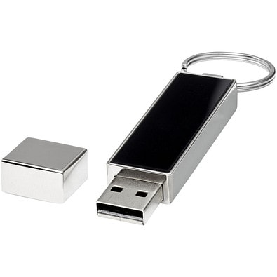 Rechteckiger Light Up USB Stick, weiss, 16GB