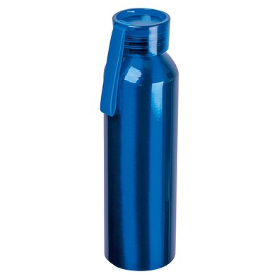 Recycelte Aluminiumflasche Cork,blau