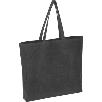 Recycelte Baumwolltasche Manhattan,schwarz