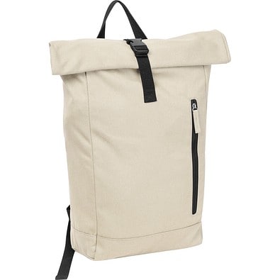 Recycelter Baummwoll-Rucksack Woodstock,beige