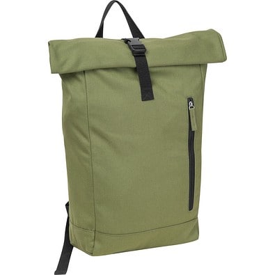 Recycelter Baummwoll-Rucksack Woodstock,khaki