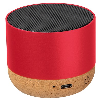 Recycelter Lautsprecher Brest,rot