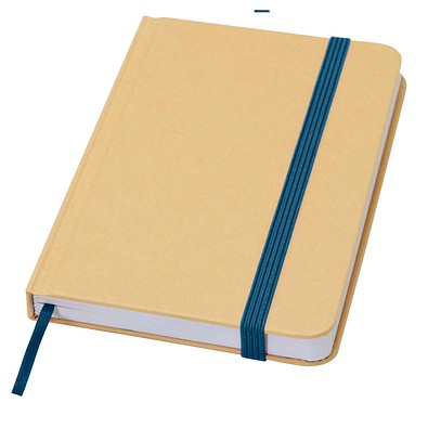 Reed A6 Hardcover Notizbuch, blanko, aus recyceltem Material, Ozeanblau