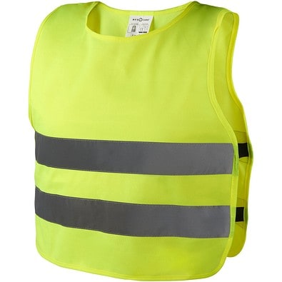 Reflektierende Warnweste Unisex, neongelb, L