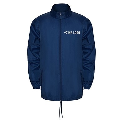 Regenjacke Island –  leichte Windjacke mit Reißverschluss, S, Navy