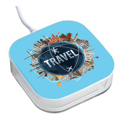 reeves® Reise Wireless Charging Station Los Angeles, weiß reeves® Reise Wireless Charging Station Los Angeles, weiß