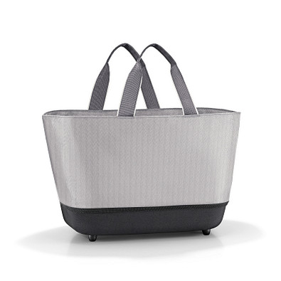 reisenthel® Einkaufskorb shoppingbasket, herringbone grey