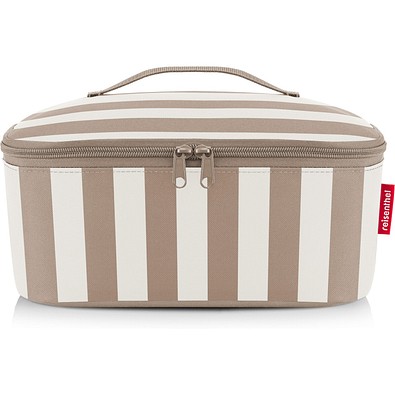 reisenthel® Kühltasche coolerbag M pocket, summerstripes coffee