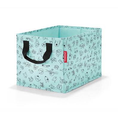 reisenthel® Textilbox storagebox kids, cats and dogs mint reisenthel® Textilbox storagebox kids, cats and dogs mint