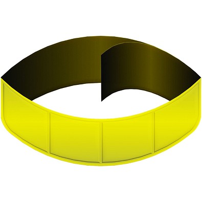 RFX™ 43,5 cm reflektierendes PVC Band, neongelb